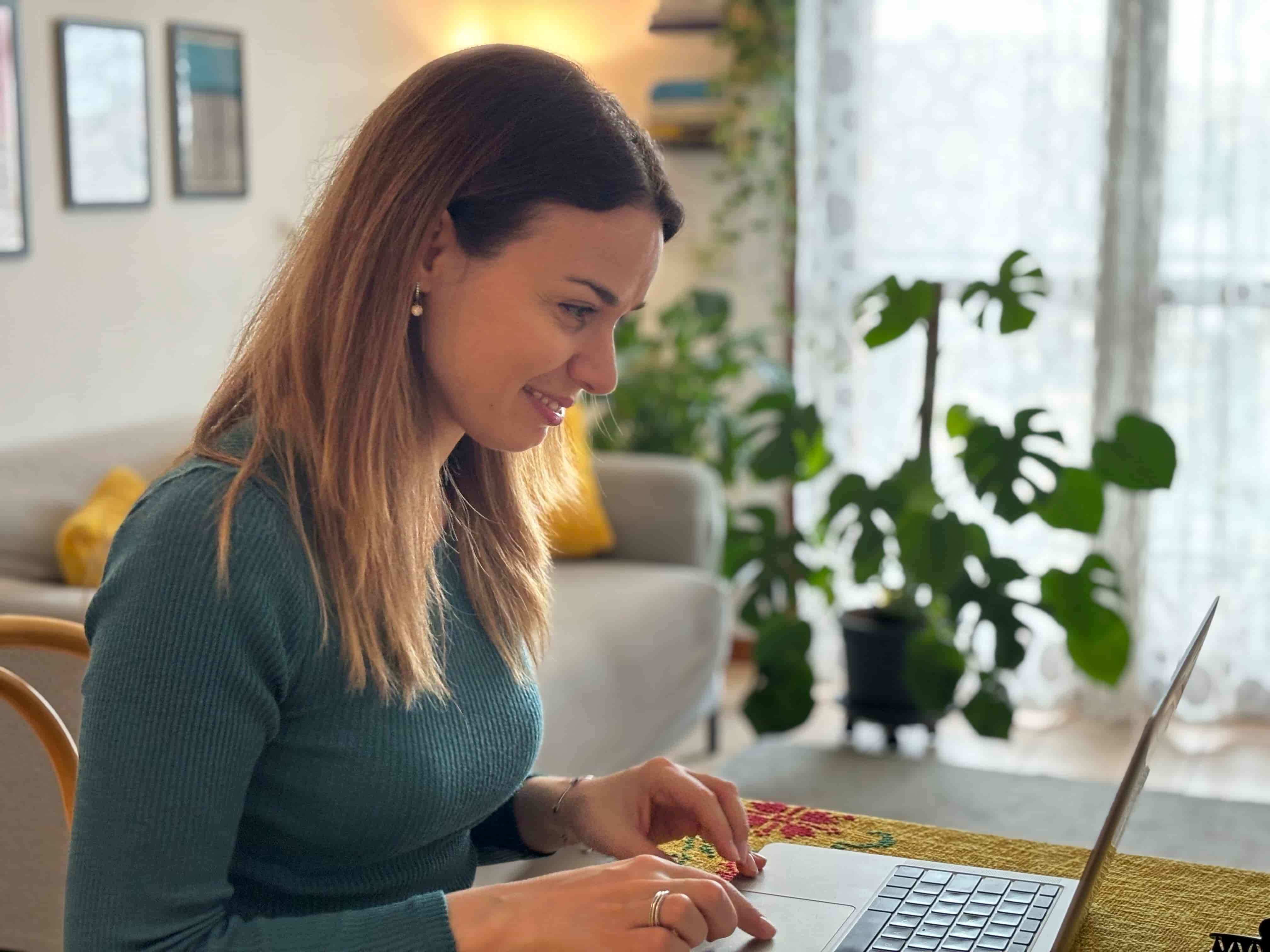 Dott.ssa Mariella Casa nel suo studio di psicoterapia a Padova